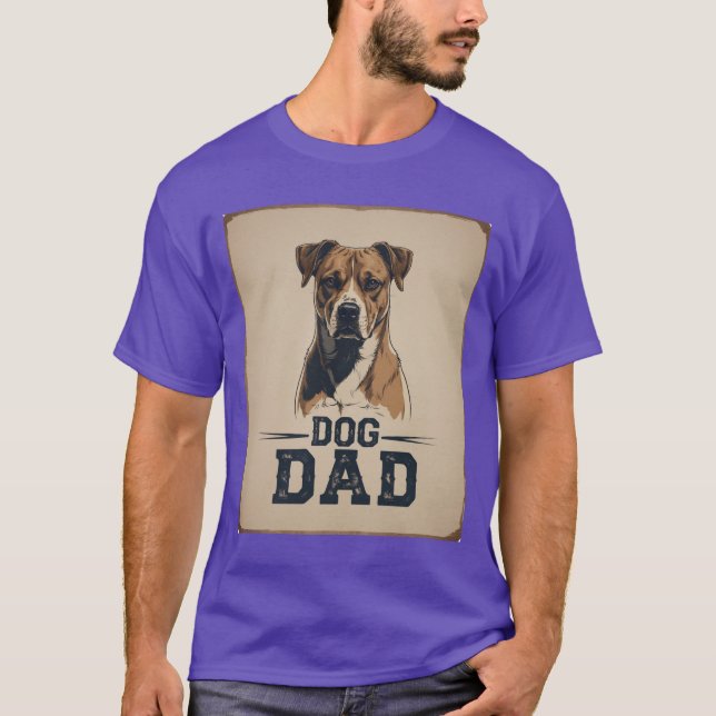 Vater Pride - Bold Canine Tribute Art T-Shirt (Vorderseite)