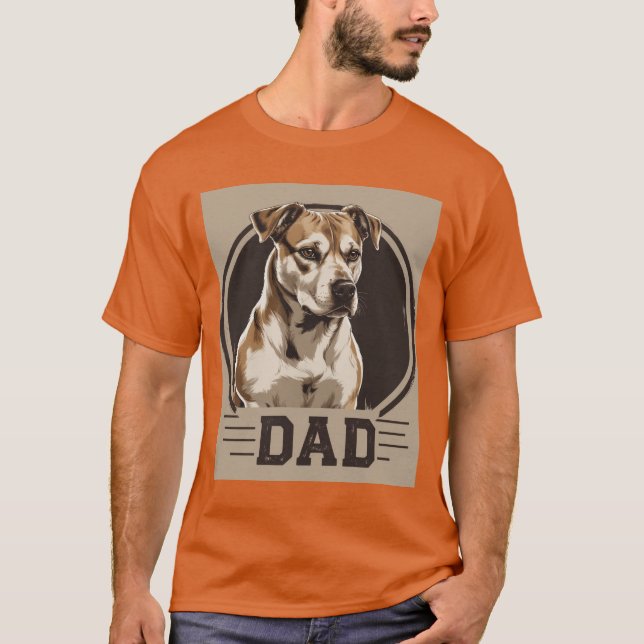 Vater Pride - Bold Canine Tribute Art T-Shirt (Vorderseite)