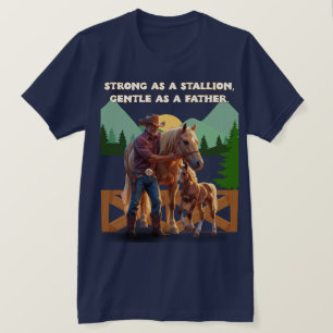 Vater Pride - Vatertag Reitausgabe T-Shirt