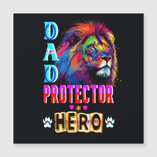Vater Protector Helden Magnetkarte (Vorderseite)