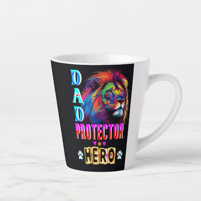 Vater Protector Helden Milchtasse (Rechts)
