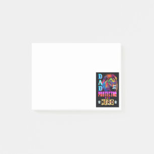 Vater Protector Helden Post-it Klebezettel