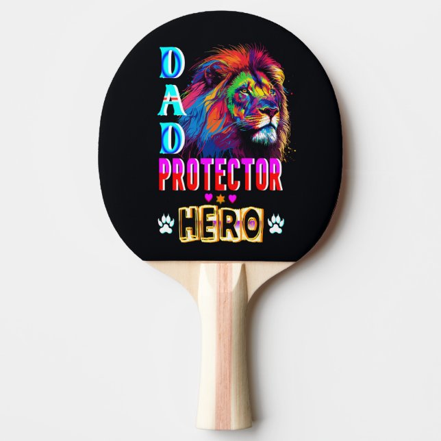 Vater Protector Helden Tischtennis Schläger (Vorderseite)