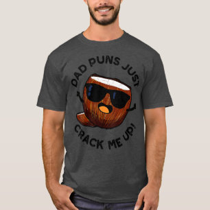 Vater-Puns heben Niedlichen Kokospuffer 1 auf T-Shirt