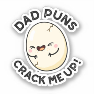 Vater Puns zerreißen mich in den sonnigen Eipuppen Aufkleber