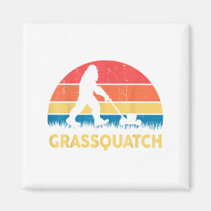 Vater Rasentraktor Grquatch Bigfoot Rasenmäher Ges Magnet