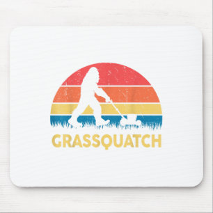 Vater Rasentraktor Grquatch Bigfoot Rasenmäher Ges Mousepad