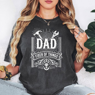 Vater Repariert Dinge Vintage Handyman Werkzeuge T-Shirt