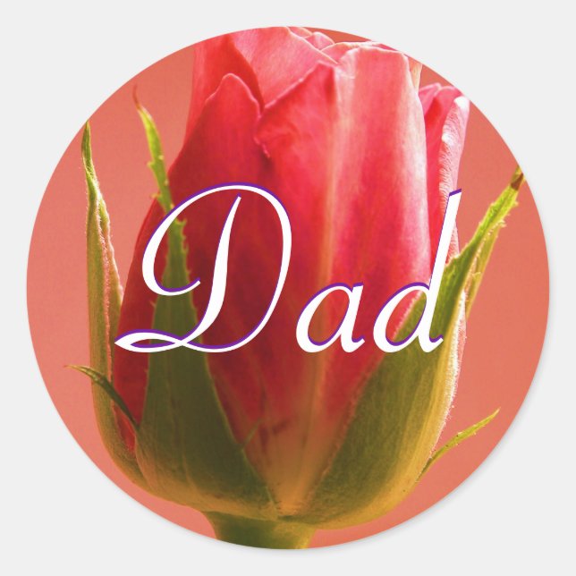Vater Rosa Sticker (Vorderseite)