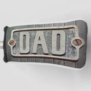 VATER rustikale Metallplatte Golf Headcover