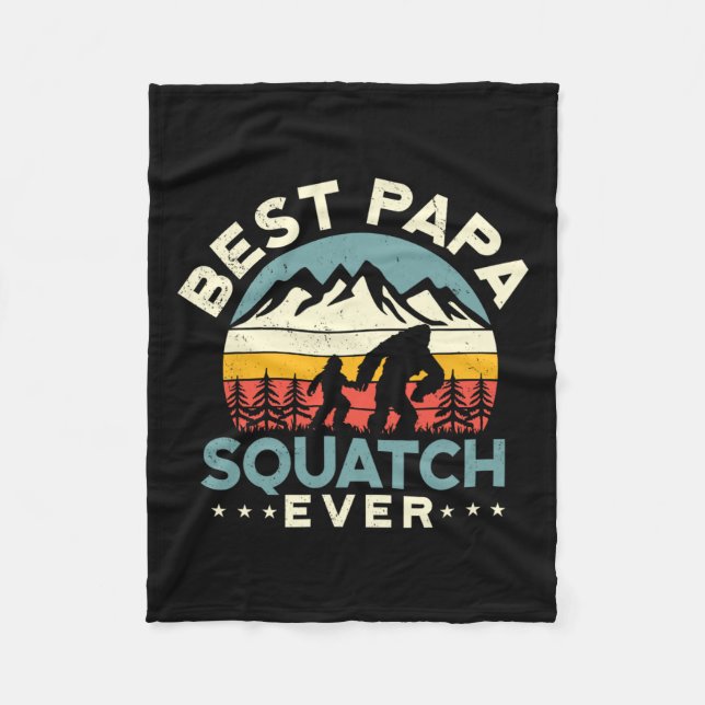 Vater Sasquatch Vater Fleecedecke (Vorderseite)
