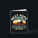 Vater Sasquatch Vater Karte<br><div class="desc">Vater Sasquatch Vater Der Mensch und die Weintrauben</div>