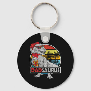 Vater Saurus T Rex Dinosaur Familie Matching Xmas  Schlüsselanhänger