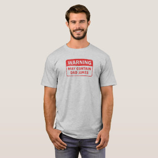 Vater scherzt der warnende beunruhigte Aufkleber T-Shirt