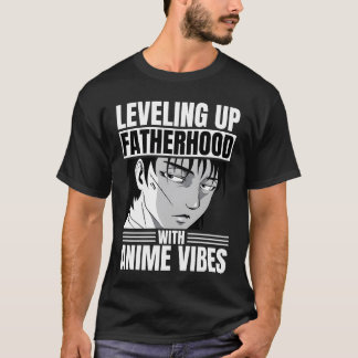 Vater sein auf höherem Niveau mit Anime-Vibes Papa T-Shirt