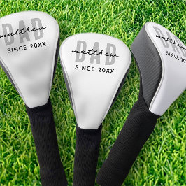 Vater seit 20XX Moderne, einfache Preppy Golf Headcover
