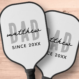 Vater seit 20XX Moderne, einfache Preppy Pickleball Schläger