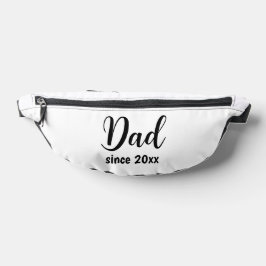 Vater seit dem Jahr Pater glückliche Väter Tag 202 Bauchtasche