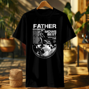 Vater-Shirt Astronaut Lawn Spaß T-Shirt