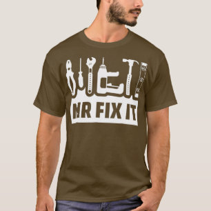 Vater Shirt Mr Fix Es lustiges Tee Shirt für Vate