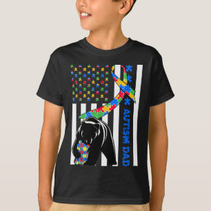 Vater Shirts Autismus Bewusstsein Amerikanischer F