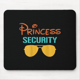 Vater-Sicherheit Halloween Männer passen Schwarz Mousepad