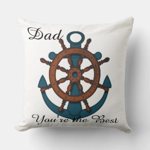 Vater Sie sind das beste Nautical Anchor Kissen