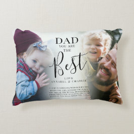 'VATER' Sie sind die besten Fotos Name & Angebotss Dekokissen