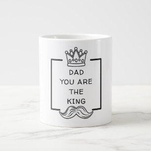 Vater Sie sind die King-Tasse Jumbo-Tasse