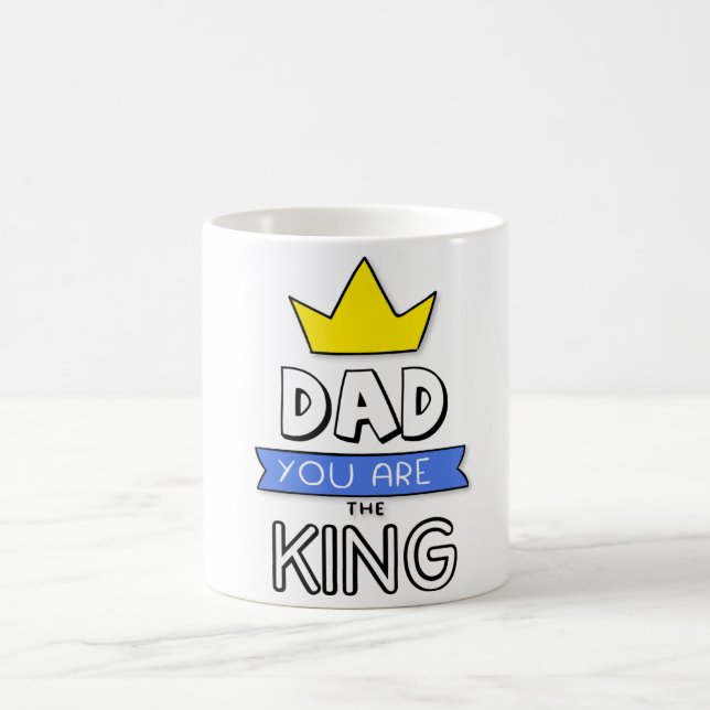 Vater Sie sind die Tasse des Königs Vatertag (Mittel)