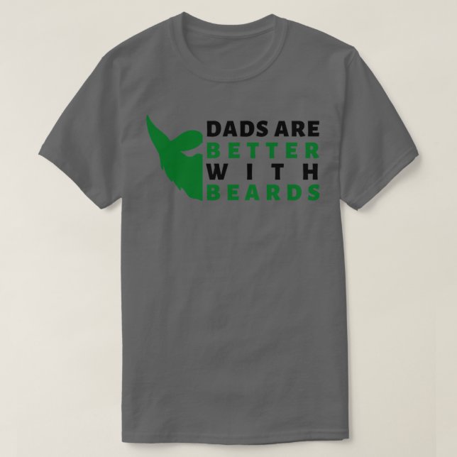 Vater sind besser mit Beards 54 T-Shirt (Design vorne)