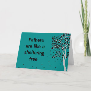 Väter sind wie ein Schutzbaum ~ Card Vater Karte
