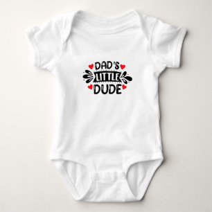 Vater Son Daddy, Vaters kleiner Typ Baby Strampler