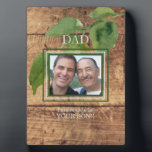 Vater Son Wood Stolz sein Sohn Foto Fotoplatte<br><div class="desc">Vatertag Foto Rahmen Vater und Sohn. "Vater,  ich bin stolz,  dein Sohn zu sein" Foliage. Holz.</div>