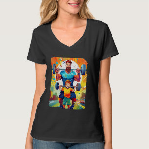 Vater & Son Workout Partners Gym u2013 Men & Boys T-Shirt
