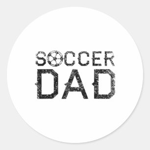 Vater-Spieler Daddy Pater Runder Aufkleber
