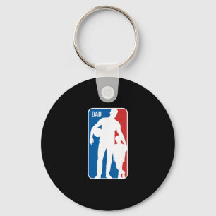Vater Sport Logo Skizze Vater Sohn Silhouette Vate Schlüsselanhänger