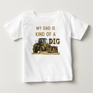 Vater-Sprichwort für Funny Heavy Equipment Baby T-shirt