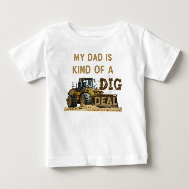 Vater-Sprichwort für Funny Heavy Equipment Baby T-shirt (Vorderseite)