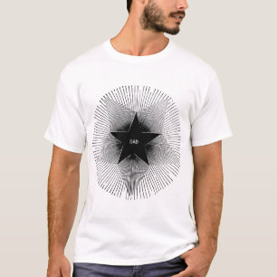 Vater-Star groovy vintage retro Stimmung Geburtsta T-Shirt