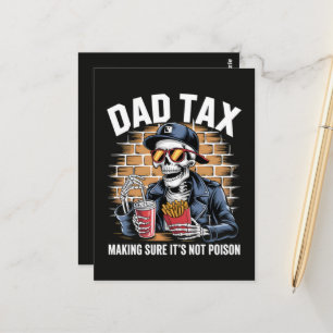 Vater Steuer Sicherstellen dass es kein Gift Skele Postkarte
