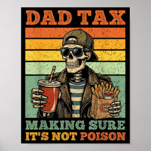 Vater-Steuer sorgt dafür, dass der lustige Vaterta Poster