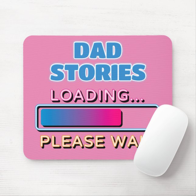 Vater-Storys Laden Bitte warten Mousepad (Mit Mouse)