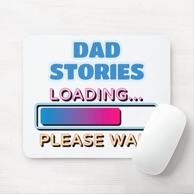 Vater-Storys Laden Bitte warten Mousepad (Mit Mouse)