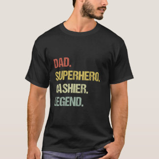Vater Superheld Kassiererlegende T-Shirt