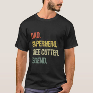 Vater-Superhelden-Mählegende T-Shirt