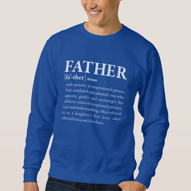 Vater Sweatshirt (Vorderseite)