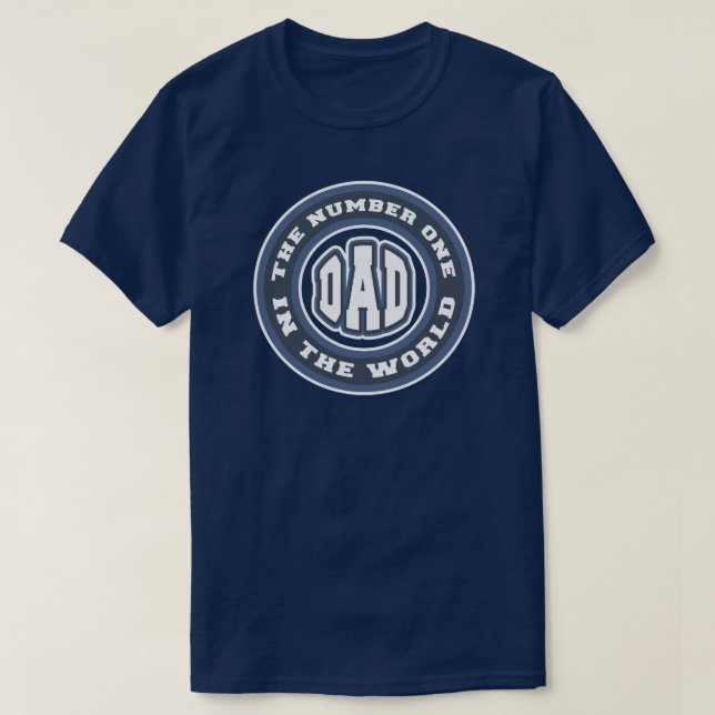 Vater-T - Shirt der Nr.-1 (Design vorne)