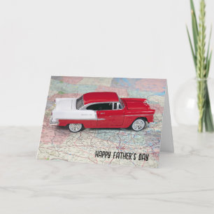 Vater-Tag 1955 Chevy Auto Karte