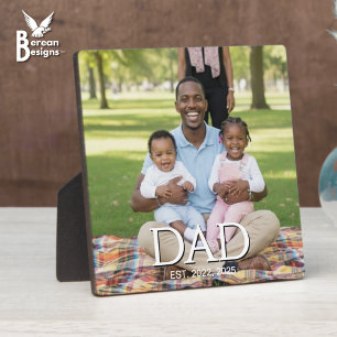 Väter Tag Caps Foto Dad Gegründet Fotoplatte